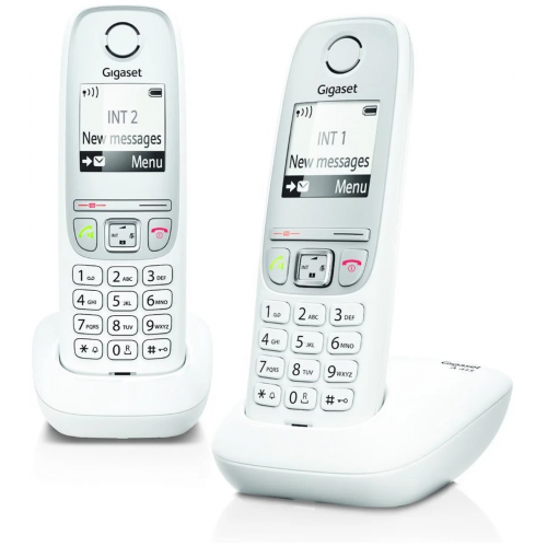Беспроводной телефон DECT GIGASET A415А белый с автоответчиком