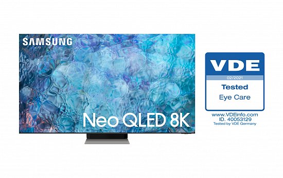 Телевизоры Samsung получили первый сертификат «Eye Care»